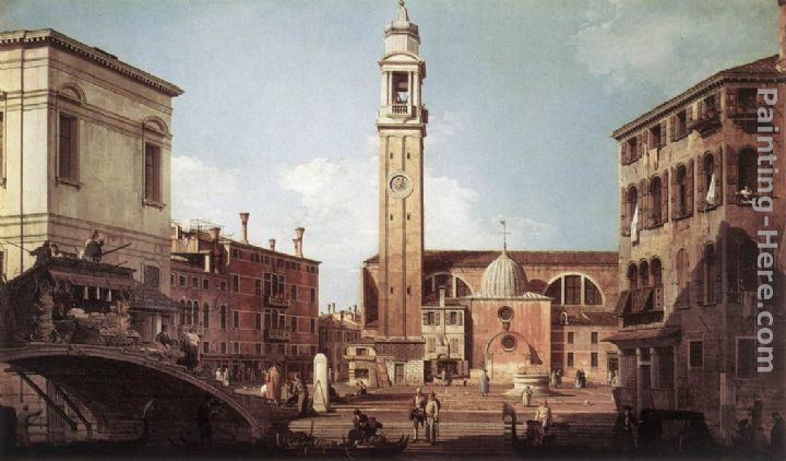 View of Campo Santi Apostoli painting - Canaletto View of Campo Santi Apostoli art painting